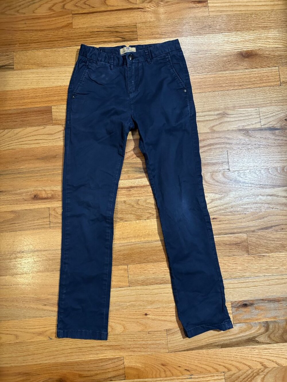 Boys Scotch Shrunk Navy Blue (Item- 67) Cotton Elastane Chino Pant 8